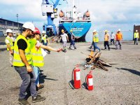 Hopa Limanı'nda 'Acil Müdahale Eylem Planı Tatbikatı' yapıldı