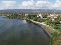 İznik Gölü'nde kayıklar kıyıya yanaşamadı