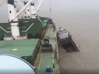 Marinsa Denizcilik'e ait M/V DENSA TIGER, Chittagong Limanı demir bölgesinde çatıştı