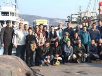 Araştırmacılar, Foça'da koruma altındaki deniz canlıları için toplandılar