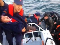 Edirne’de göçmenlerin imdadına Sahil Güvenlik yetişti