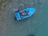 Beyşehir Gölü'nde drone destekli kaçak avcı operasyonu yapıldı
