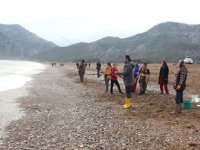 Kemer’de şiddetli yağmur balık çiftliğini vurdu, olta balıkçıları sevindi