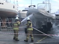 Çeşme Marina’da yangın tatbikatı gerçekleştirildi