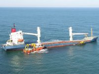 M/V Natalia isimli kargo gemisinde çalışmalar sürüyor