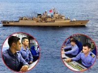 TCG Kemalreis Fırkateyni personeli, 2019'u ‘mavi vatan’da karşıladı