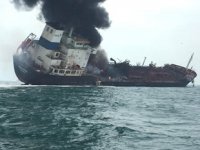 Hong Kong’da Aulac Fortune isimli petrol tankeri yandı: 1 ölü, 3 kişi kayıp