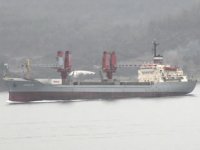 Türk yapımı, Rus askeri kargo gemisi Boğaz’dan geçti