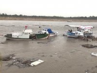 Antalya’da fırtına balıkçı teknelerini batırdı