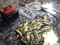 Elbistan’da jeneratörle balık avına 10 bin lira ceza kesildi