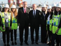 Çanakkale Köprüsü'nün çelik şaftları kesonlara yerleştirildi