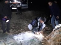 Altınapa Baraj Gölü'nde 3 bin metre ağ ele geçirildi
