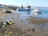 Ayvalık’ta deniz 20 metre çekildi