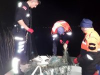 İznik Gölü’nde kaçak balık avcılarına operasyon düzenlendi