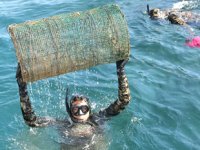 Yalıkavak’ta deniz dibi temizliği yapıldı