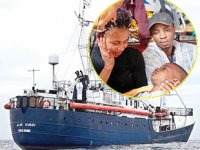 ‘Alan Kurdi’ isimli gemide göçmenlerin yaşam mücadelesi sürüyor