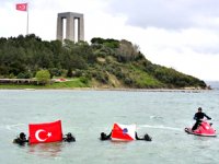 Türk Polis Teşkilatı’nın 174. yılını denizde Türk Bayrağı açarak kutladılar