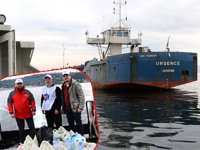 Türkiye Denizciler Sendikası, Urgence gemisinin mürettebatına gıda yardımında bulundu