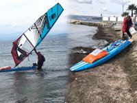 Norveçli denizci, sörf tahtasıyla Sinop’a ulaştı