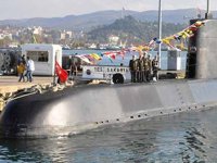 TCG Sakarya Denizaltısı, KKTC'de ziyarete açıldı