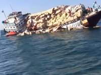 Basra Körfezi'nde yük gemisi battı