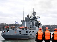 ‘Admiral Essen’ isimli Rus fırkateyni, IDEF-2019’da büyük ilgi topladı