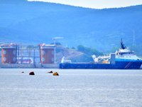 1915 Çanakkale Köprüsü'nün Avrupa kesonu suya batırıldı