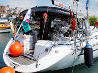 Bodrum’dan yola çıkan kadın yelkenciler, Ereğli’ye ulaştı