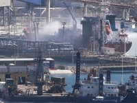 Aliağa'daki tanker patlamasında denizde kirlilik meydana gelmedi