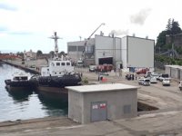 Giresun Limanı'nda patlama meydana geldi