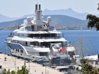 ‘Radiant’ isimli mega yat, Bodrum’u mesken tuttu
