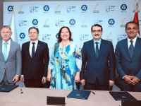 Fatih Dönmez ve Aleksei Lihaçev, Akkuyu NGS inşaat çalışmalarını inceledi