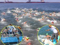 2. Uluslararası Açık Su Yüzme Yarışları yapıldı