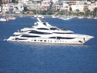 ‘Lionheart’ isimli mega yat, Bodrum’a geldi