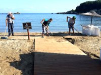 Miço Koyu Kadınlar Plajı her gün temizleniyor