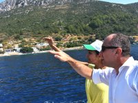 Muğla'da kıyı ve koylar denizden denetlendi