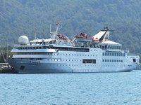 ‘Orient Queen’ isimli yolcu gemisi Marmaris’e geldi