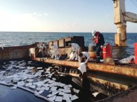 Şile'de karaya oturan ‘Natalia’ isimli gemideki fuel oil sızıntısı önlendi