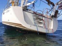 İçerisinde 1 ton uyuşturucu bulunan ‘Zero’ isimli yat, karaya oturdu