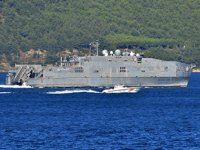 'USNS Yuma' isimli hızlı transfer gemisi, Çanakkale Boğazı'ndan geçti