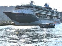 ‘Marella Discovery’ yolcu gemisi, Marmaris’e geldi