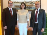 Türk Loydu Yönetimi, Sinem Dedetaş'ı ziyaret etti