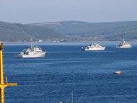 Tatbikat için gelen NATO gemileri, Çanakkale Boğazı'nı hareketlendirdi