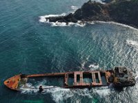 Şile'de karaya oturan ‘Natalia’ isimli geminin yüzdürülemeyeceği tespit edildi