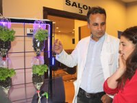 Akvaryumdaki balıkların atıkları marullara gübre oluyor