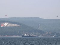 Rus askeri gemileri, Çanakkale Boğazı’ndan geçti