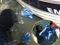 Petrol türevi atıkların kirlettiği tekneler temizlendi