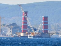 1915 Çanakkale Köprüsü'nün ayakları yükseliyor