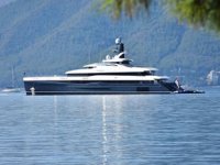 ‘Elandess’ isimli mega yat, Marmaris'e demir attı