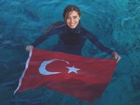Şahika Ercümen, Gilindire Mağarası’nda dalış yapacak